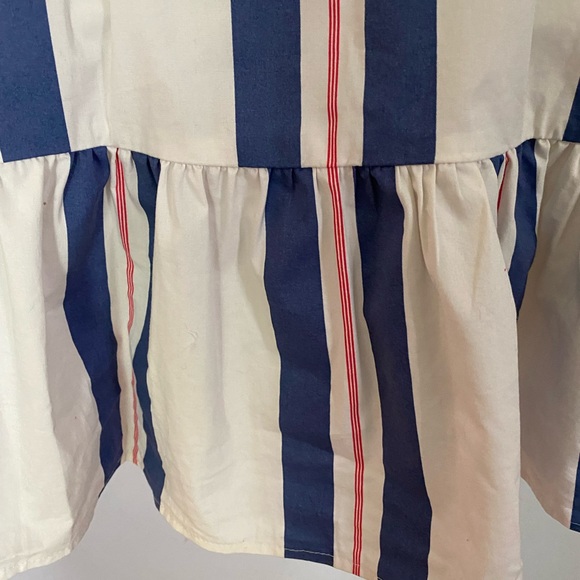 Banana Republic Striped Spaghetti Strap Dress Size 10 - Picture 6 of 16